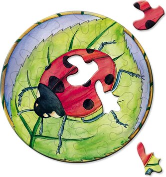 CURIOSI Kulaté puzzle Picoli: Beruška 33 dílků