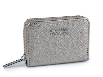 Peněženka na platební a věrnostní karty 8x11 cm - 1 ks - 11 stříbrná tmavá lesk