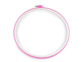 Vyšívací kruh plastový - 1 ks - 2 (Ø26,4 cm) růžová