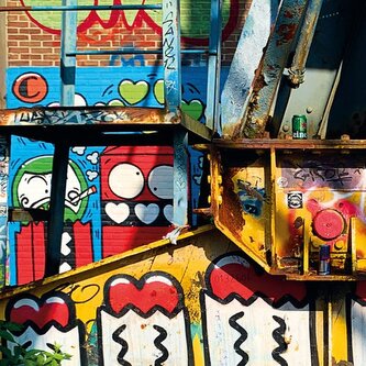 CURIOSI Čtvercové puzzle Q Amsterdam: Vzor III 80 dílků