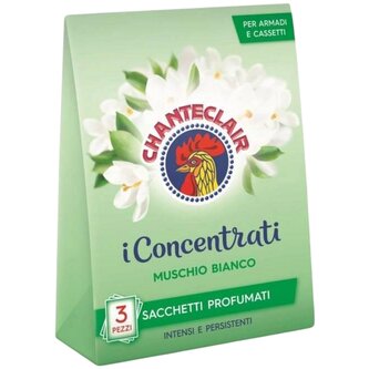 Chanteclair iConcentrati 3ks Muschio Bianco - vonné sáčky - zelená