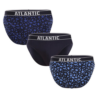 3PACK pánské slipy Atlantic vícebarevné (3MP-151) M