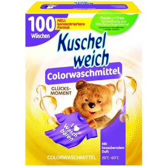 Kuschelweich prací prášek 5kg - 100 PD Glucksmoment Color - žlutý