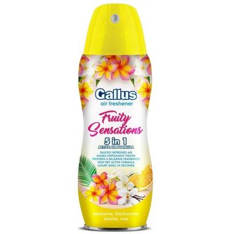 Gallus osvěžovač vzduchu 5v1 300ml - Fruity Sensations - žlutý