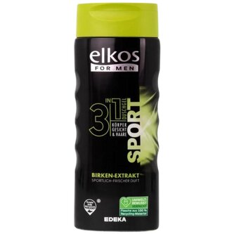 Elkos Men 3v1 Sport sprchový gel 400 ml