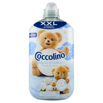 Coccolino aviváž 1750ml Concentrato 76 PD Delicato Saffice - bílá
