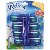 Wellnax WC závěska 4x50g barvící - Lemon