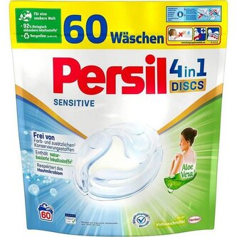 Persil Discs 4in1 60ks Sensitive Aloe Vera - kapsle na praní