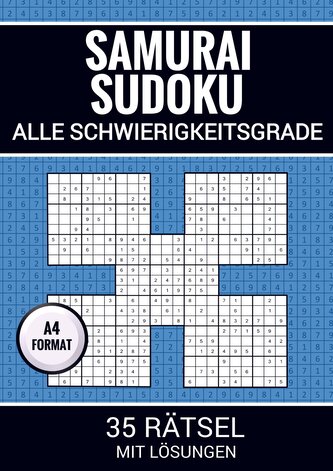 Samurai Sudoku - 35 Rätsel mit Lösungen