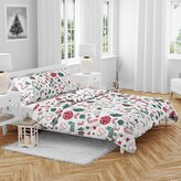 Vánoční bavlněné povlečení Baňky 140x200, 70x90 cm