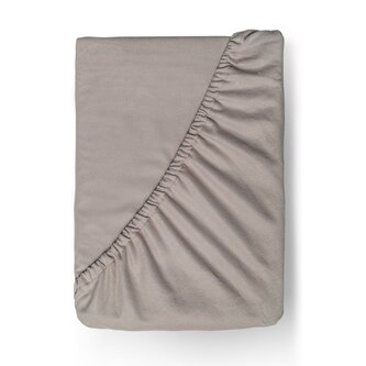 Flanelové napínací prostěradlo 160x200cm béžové