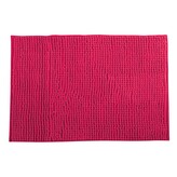 MSV koupelnová předložka CHENILLE, růžová, mikrovlákno, protiskluzová, 40 x 60 cm