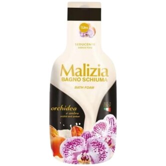 Malizia koupelová a sprchová pěna do koupele Amber and Orchid 1000 ml