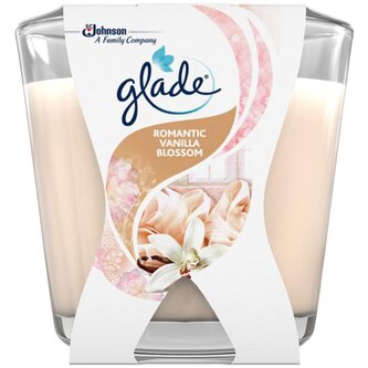 Glade svíčka vonná Decor Romantic Vanilla Blossom, 70 g