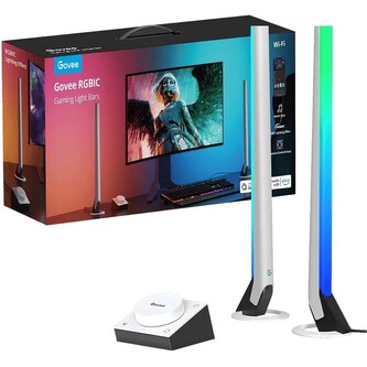 Govee Smart Gaming WiFi LED Panely + Smart Dual ovladač bílý