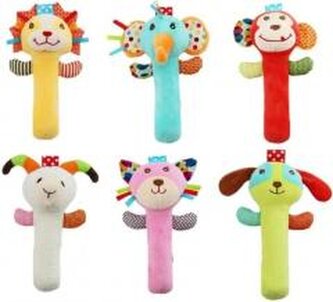 Miękka grzechotka dla maluchów MIX