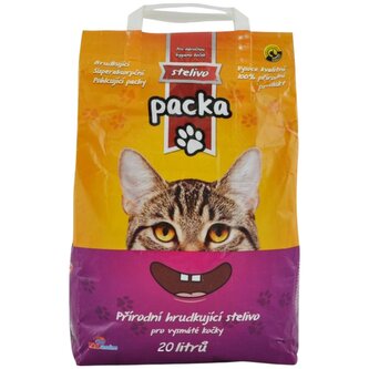 BALANIM Packa přírodní hrudkující stelivo pro domácí mazlíčky, 20 l