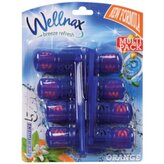 Wellnax WC závěska 4x50g barvící - Orange