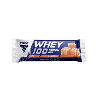 PROTEINOVÁ TYČINKA 40G S PŘÍCHUTÍ SLANÝ KARAMEL TREC WHEY 100