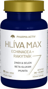 Pharma Activ Hlíva max Echinacea + Rakytník 60 tablet