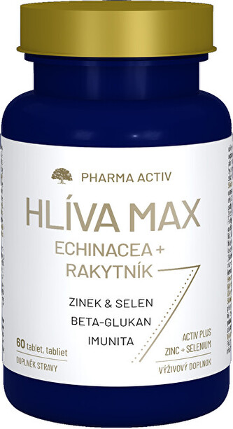 Pharma Activ Hlíva max Echinacea + Rakytník 60 tablet