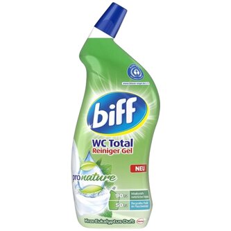 Biff 750ml WC Total gel do WC ProNature - Minze Eukalyptus