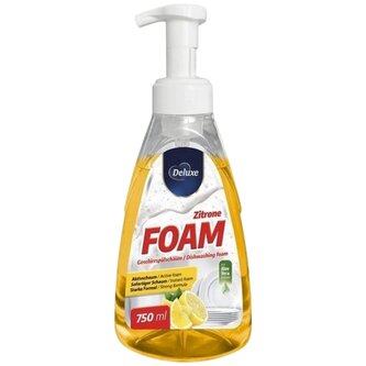 Deluxe Foam Zitrone 750ml Aktivní pěna na nádobí