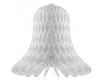 Dekoracja wisząca Dzwonek srebrna 20cm