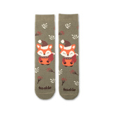 Dětské ponožky Froté Liška lesní Zelené S (25-35)