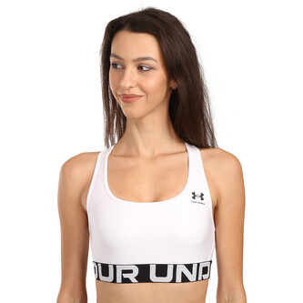 Dámská podprsenka Under Armour bílá (1383544 100) XL