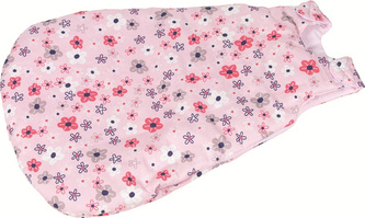 Śpiworek z kwiecistym wzorem dla lalek Goki
