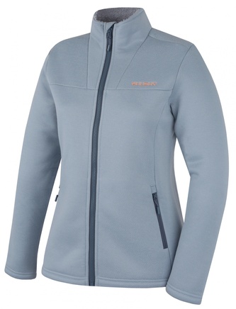 Dámský svetr na zip Akra L light blue - M