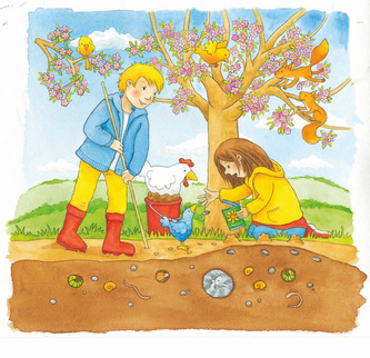 Puzzle drewniane Pole słoneczników Goki