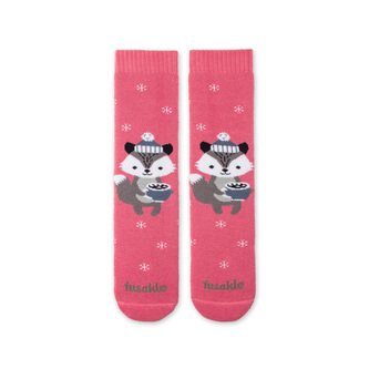 Dětské ponožky Froté Vlček na párty Růžové S (25-35)