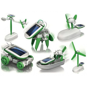 SolarBot 6v1 - bílý-zelený