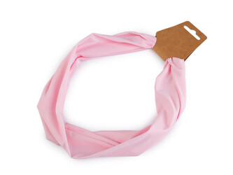 Dámská sportovní čelenka - 1 ks - 4 pudrová