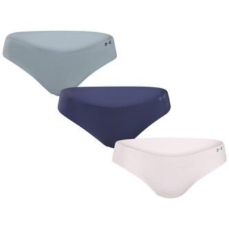 3PACK dámské kalhotky Under Armour bezešvé vícebarevné (1383897 014) XS