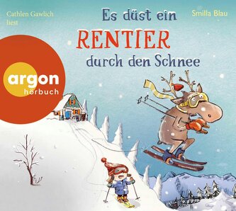 Es düst ein Rentier durch den Schnee