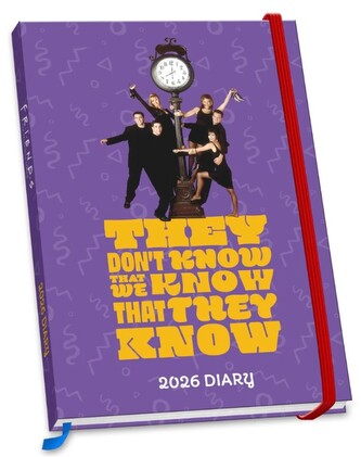 Diář 2026 Friends|Přátelé: Citáty (A5 15 x 21,5 x 1,5 cm)