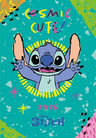 Diář 2026 Disney: Lilo & Stitch (A5 15 x 21,5 x 1,5 cm)