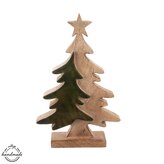 Dekorace strom dřevo/enamel MANGO v. 37 cm