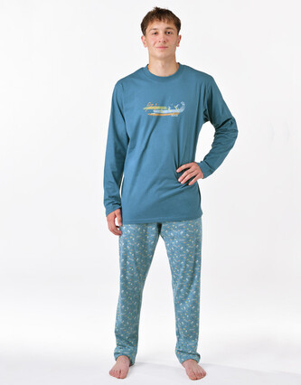 Pánské pyžamo Gino vícebarevné (79191-MGADxA) 3XL