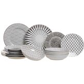 HIT Jídelní sada talířů Seoul 18 ks HT-24327238