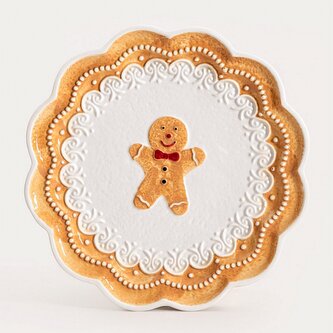 Dekorační talíř | LOKKA | s perníkem | 28,5 cm | 760679