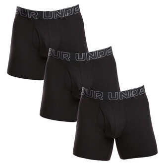 3PACK pánské boxerky Under Armour černé (1383889 001) 4XL
