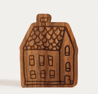 Servírovací prkénko | SILJAN | ve tvaru domečku | 25x19,5 cm | 762000