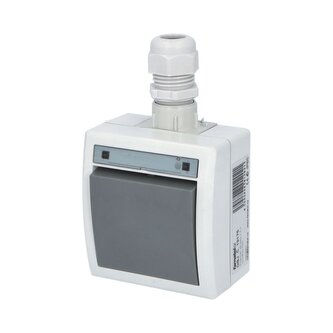 ATLAS IP65 Přepínač střídavý č.6 s vývodkou M20, na povrch, šedý