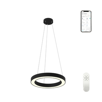 Immax NEO PASTEL Smart závěsné svítidlo 60cm 52W černé Zigbee 3.0