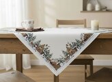 Vánoční ubrus na stůl CHRISTMAS WOOD 85x85 cm Mybesthome