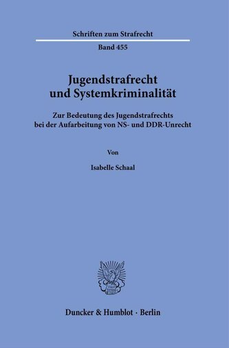Jugendstrafrecht und Systemkriminalität